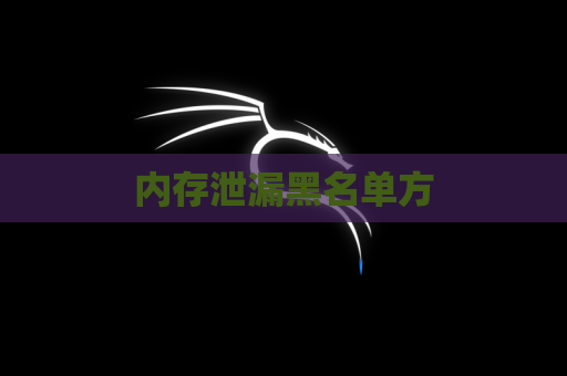 内存泄漏黑名单方