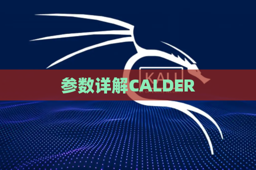 参数详解CALDER