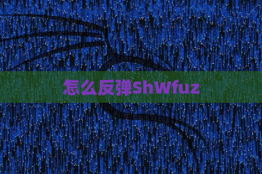 怎么反弹ShWfuz