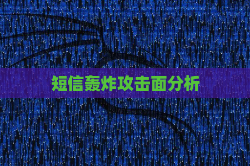 短信轰炸攻击面分析