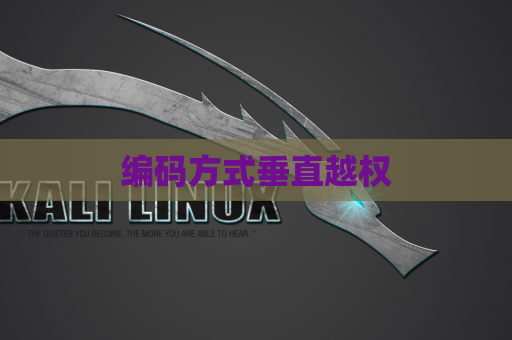 编码方式垂直越权