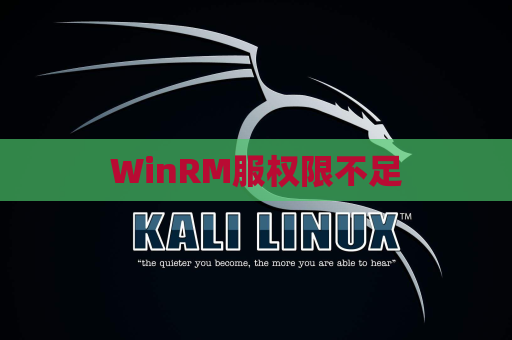 WinRM服权限不足