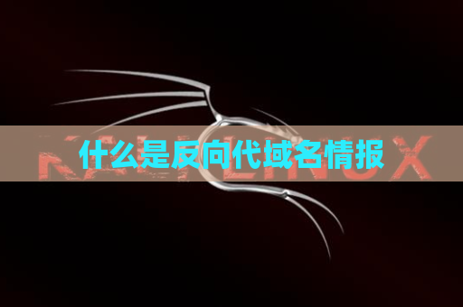 什么是反向代域名情报