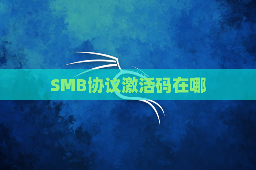SMB协议激活码在哪