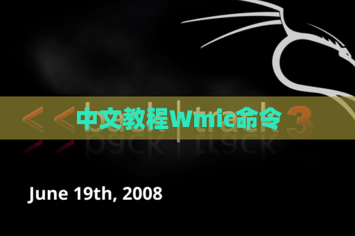 中文教程Wmic命令