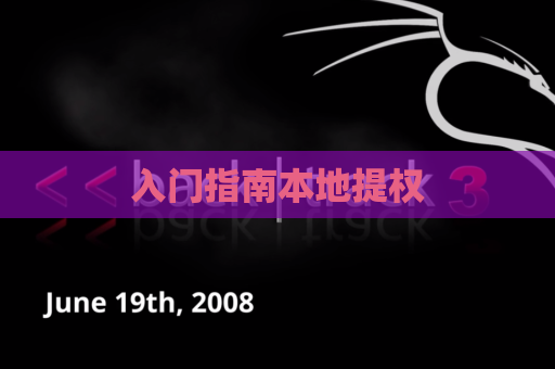 入门指南本地提权