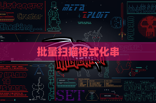 批量扫描格式化串