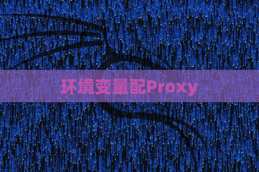 环境变量配Proxy