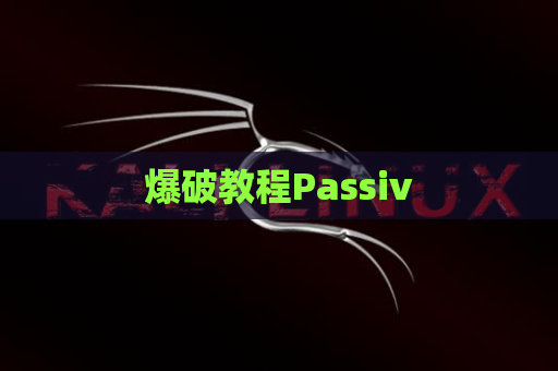爆破教程Passiv