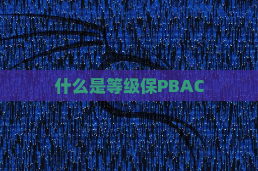 什么是等级保PBAC
