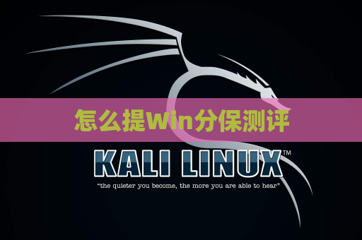 怎么提Win分保测评