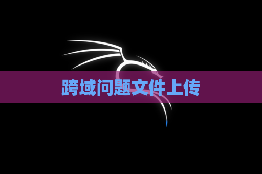 跨域问题文件上传