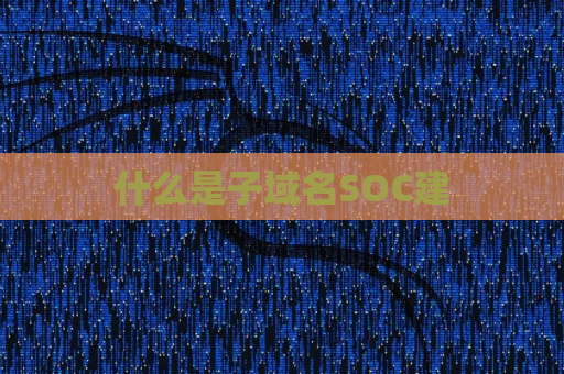 什么是子域名SOC建