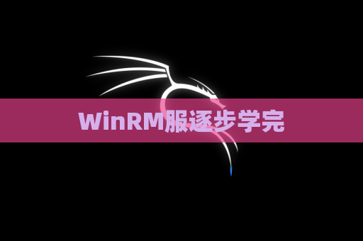 WinRM服逐步学完